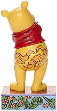Enesco Disney Traditions de Jim Shore Winnie A personalidade de Pooh Pose Feliz, 4,75 polegadas, multicolor