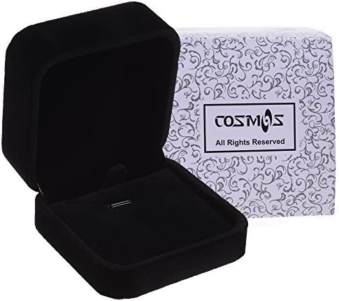 Cosmos Black Velvet Colar Pingente Box Box Box