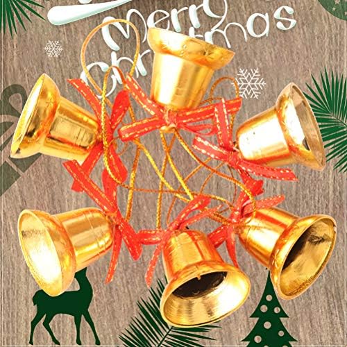 ABAODAM 25PCS Christmas Jingle Bell Decorative Bell Conjunto DIY Acessórios usados ​​para celebrar o Natal