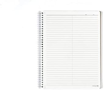 Caderno em espiral da glória da manhã, A4, 8 mm governou, 2 coluna, 80 folhas, II, 2 pacote, 8,9 x11,7