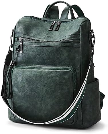 Bolsa de mochila de couro Opage para mulheres Tassel Tassel Bolsas de ombro Ladies Designer Large Backpack Travel Bag