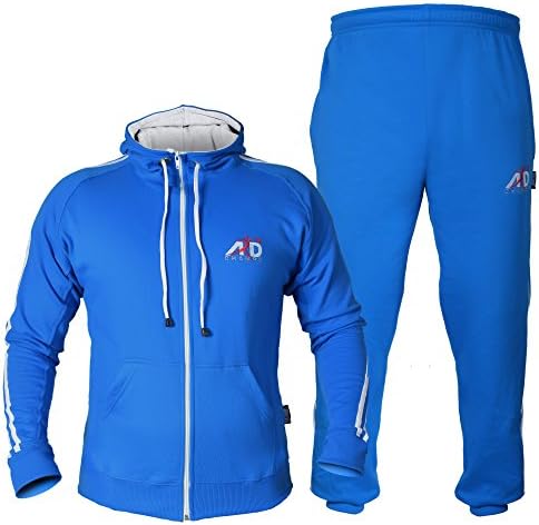 Ard-campeões de lã Fleece Ruach capuz TRUSERS MMA GYM Boxing Running Jogging Terno completo