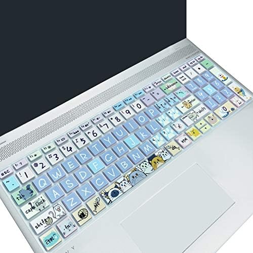 Capa do teclado para inveja HP ​​X360 15.6'''SERIES/2020 2019 HP Pavilion 15/HP Pavilion X360 15.6 ”Série/HP Envy 17 17,3 Laptop