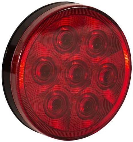 Compradores produtos de 4 polegadas Red Stop/Turn/Tail Light com 7 LEDs Kit - Inclui plug e ilhó