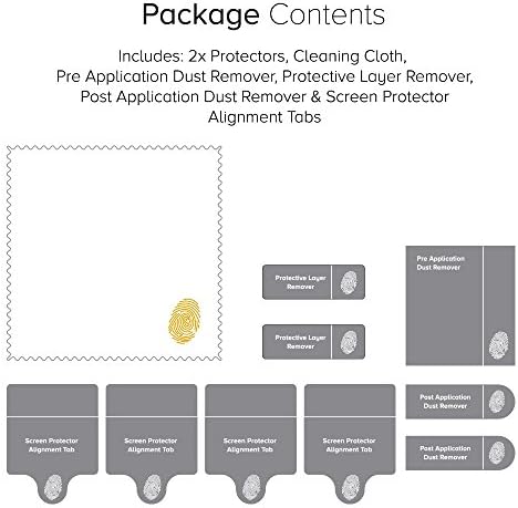 Celicious Silk Mild Anti-Glare Protector Film Compatível com Acer One 10 [pacote de 2]