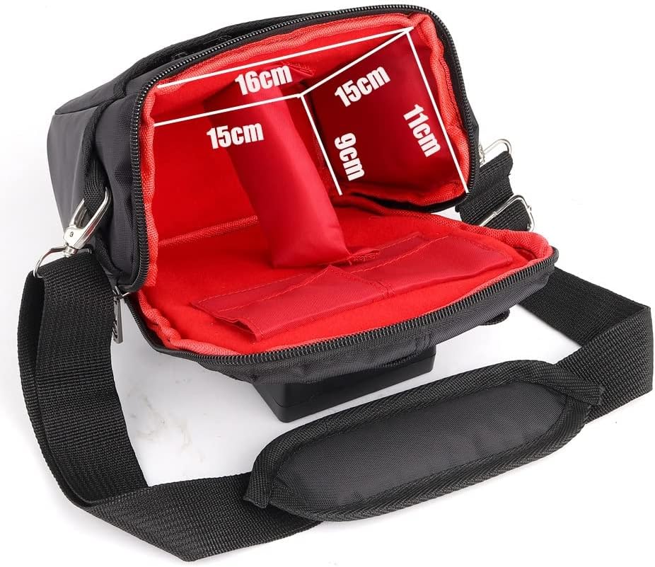LJMXG Bolsa de foto de grande capacidade DSLR Bag de bolsa de sacola de sacola de bolsa de sacola de bolsa para lentes da